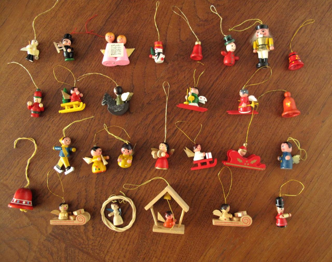 german made christmas decor German Handmade Wooden Christmas Decorations