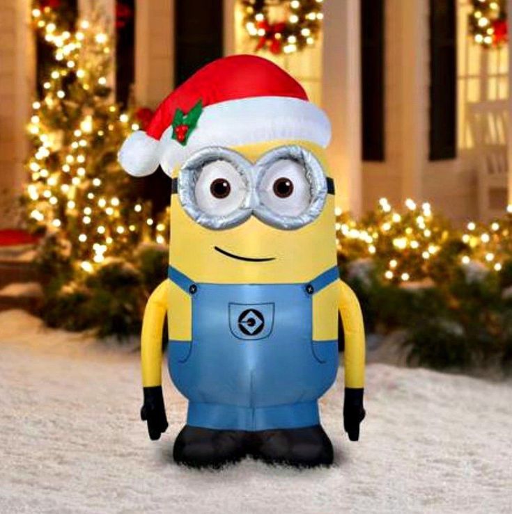 minion christmas decorations outdoor Awesome Minions Outdoor Christmas Decorations 