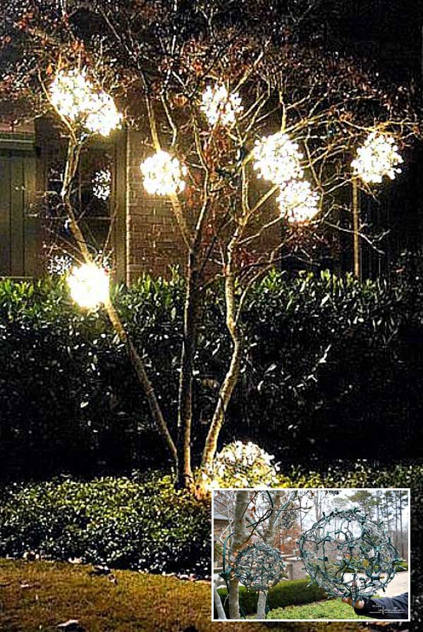 outdoor tree christmas decorations ideas 10 Cool Ideas to Decorate Garden or Yard Trees for Christmas Amazing