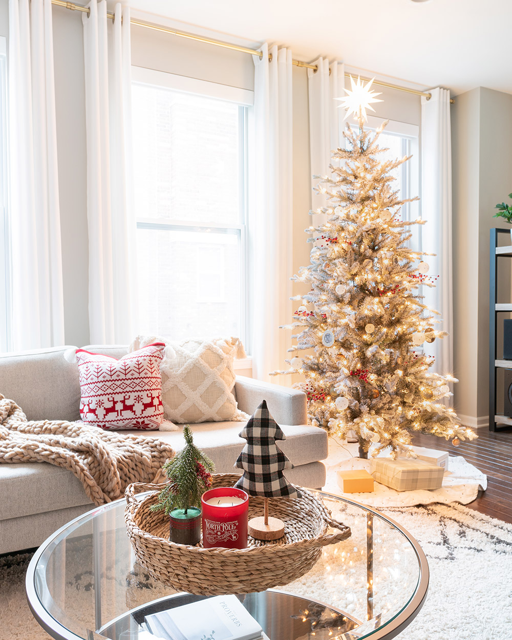 cozy christmas decor ideas Decorating a Cozy Holiday Home VIV & TIM