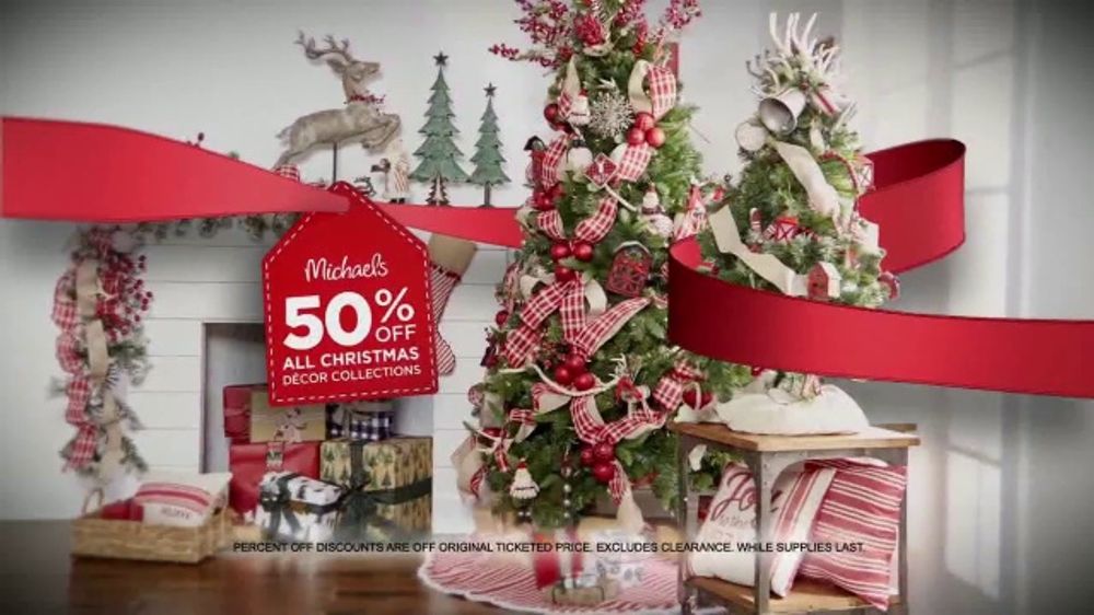 michaels indoor christmas decorations Michaels Holiday Home Event TV Spot, 'All Christmas Decor' iSpot.tv