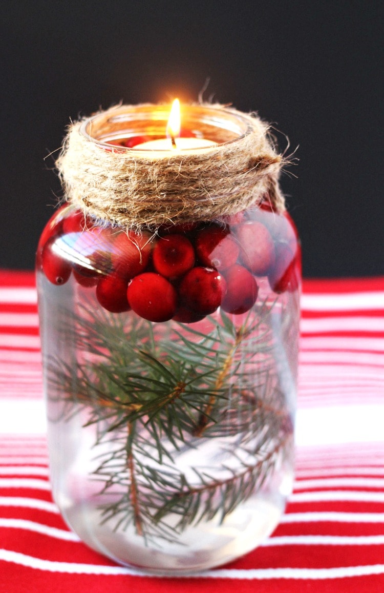 christmas jam jar decoration ideas 37 DIY Mason Jar Christmas Decorations Ultimate Home Ideas