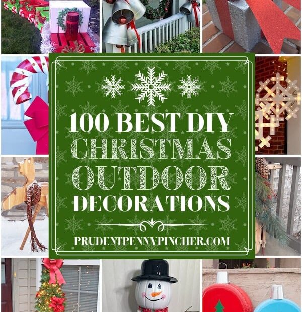 christmas decorations outdoor diy 100 Best Outdoor DIY Christmas Decorations Prudent Penny Pincher