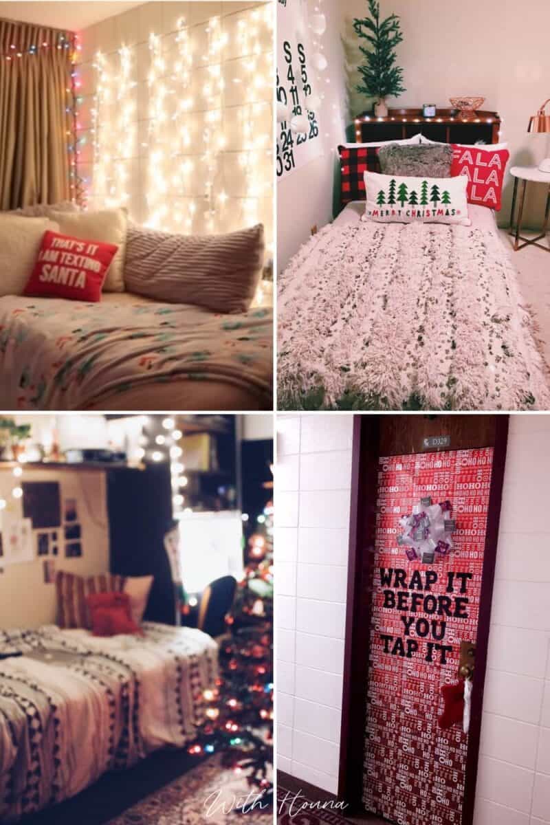 christmas decor dorm room 26 Insanely Good Dorm Christmas Decorations You Have To Get For This