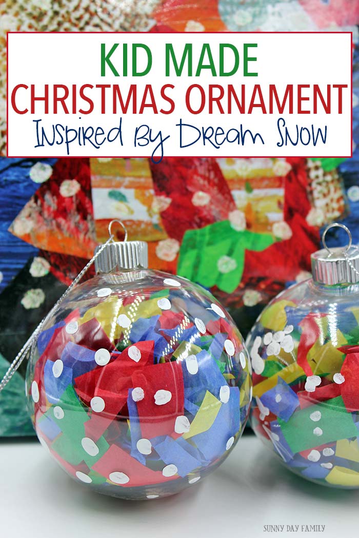 christmas ornament ideas kids Dream Snow Christmas Ornament for Kids to Make Sunny Day Family