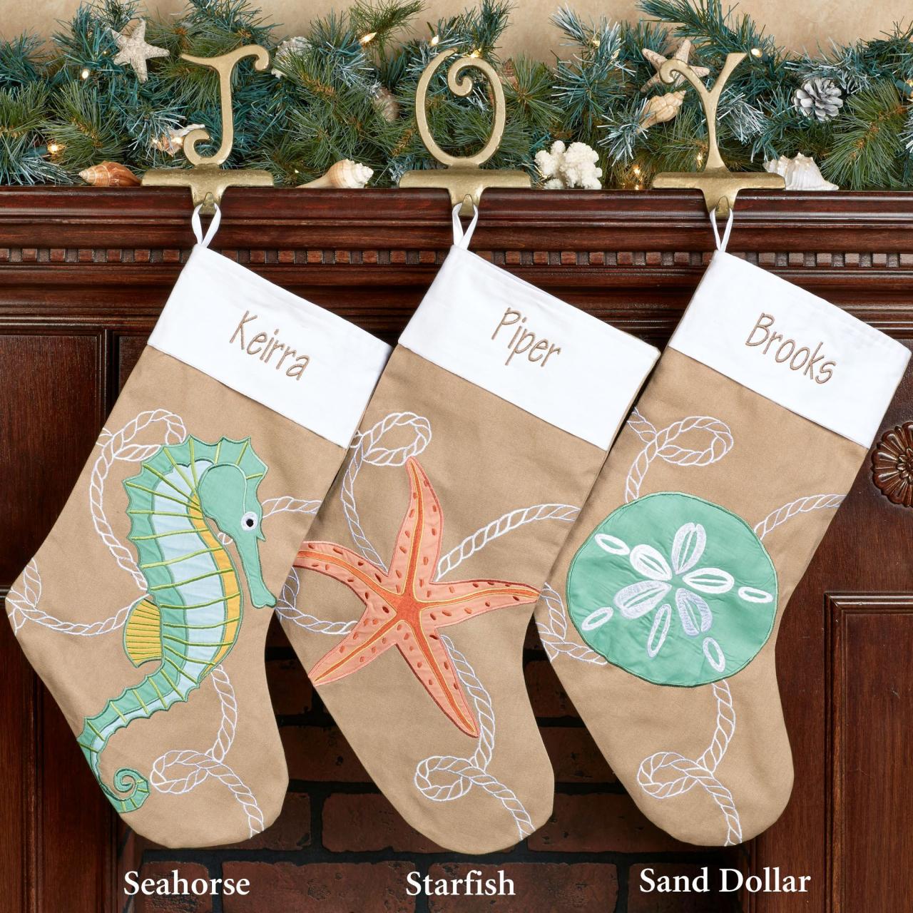 nautical christmas decorations outdoor Christmas Ashore Coastal Stockings Florida christmas, Beach christmas