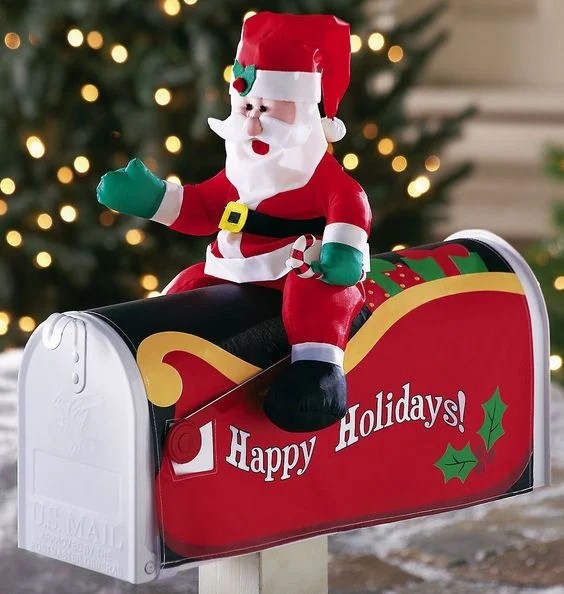 christmas mail box decor 30 Christmas Mailbox Decoration Ideas Nikki's Plate