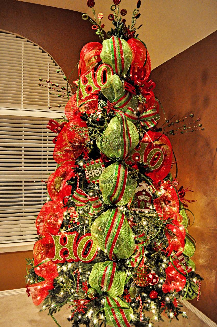 christmas decor ribbon ideas 20+30+ Christmas Tree Ribbon Ideas