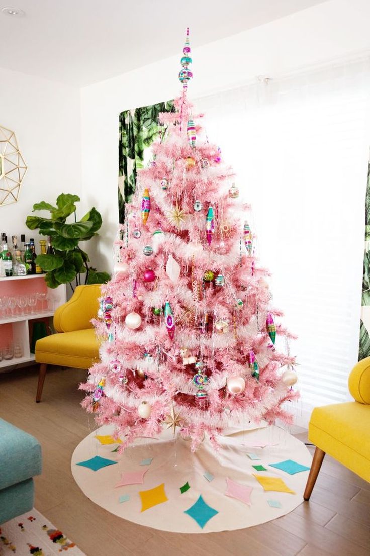 light pink christmas decor 30+ Cute Pink Christmas Tree Decoration Ideas You Will Totally Love