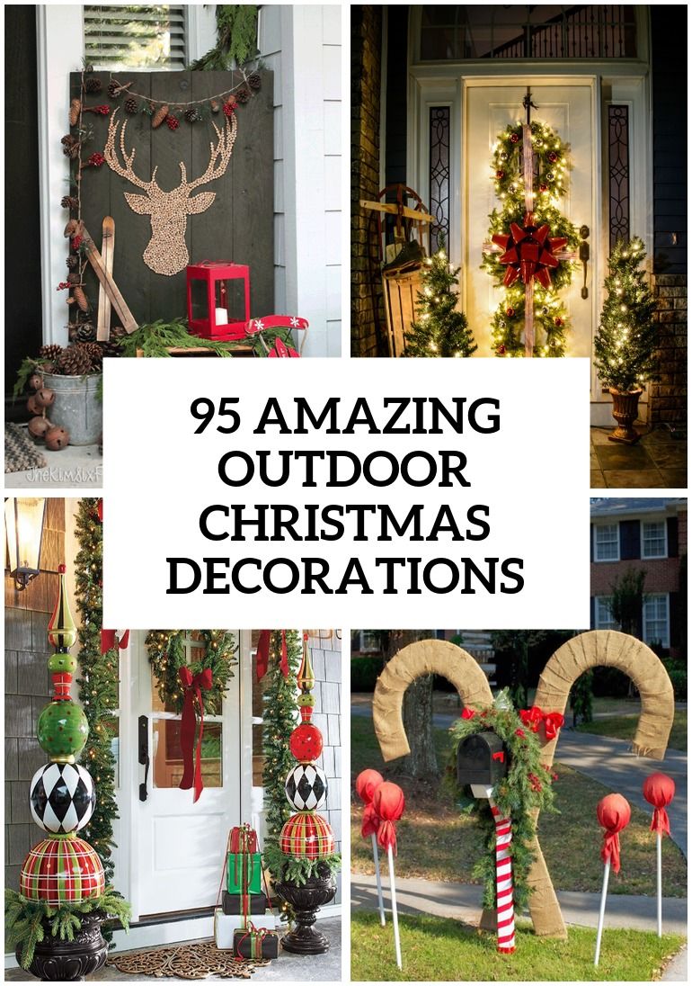 outdoor christmas decorations on pinterest 95 Amazing Outdoor Christmas Decorations Christmas decorations diy