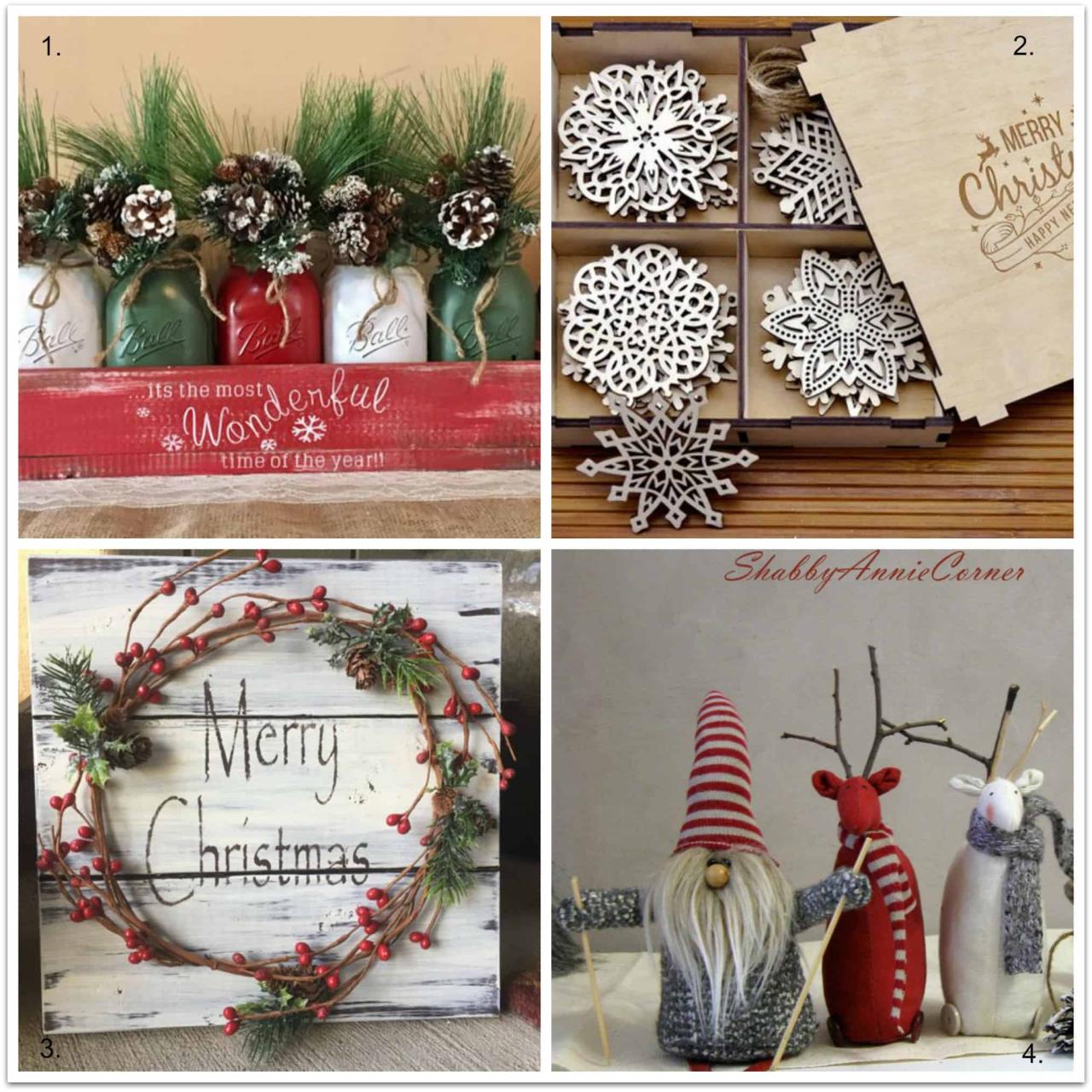 christmas decorations indoor etsy Christmas Decorations for the Home My Favorites from Etsy My