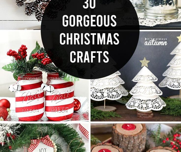 christmas decorations ideas diy pinterest 30 Christmas Crafts YOU Can Make Christmas crafts to sell