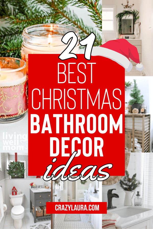 simple christmas bathroom decor 21 Best Christmas Bathroom Decor Ideas Christmas bathroom, Christmas