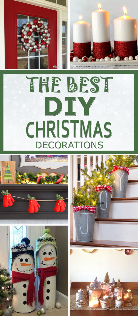 christmas decorations you can make yourself Homemade Xmas Decorations, Christmas Decoration Items, Christmas