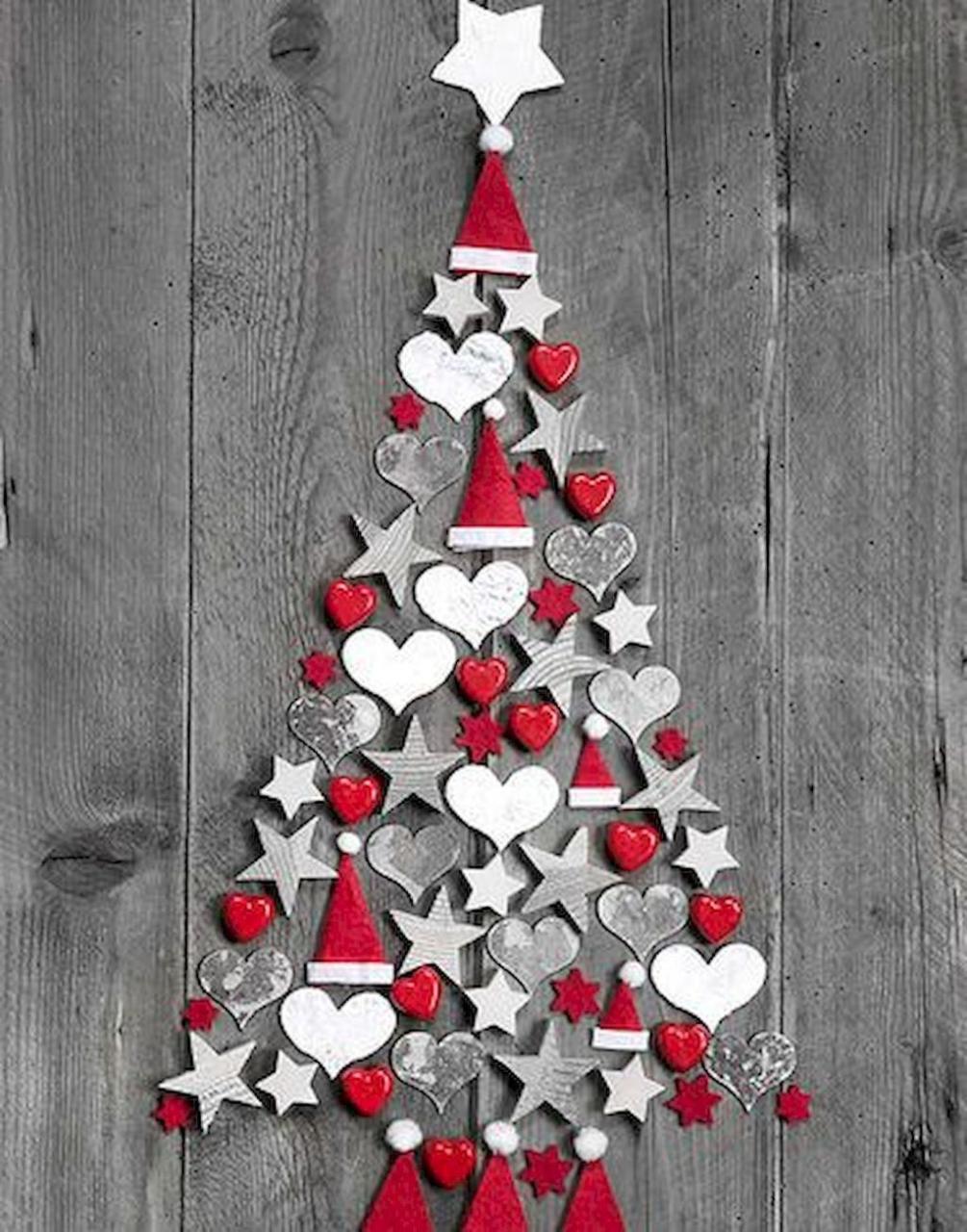 diy wall decor for christmas 48 DIY Christmas Tree Wall Art Ideas Diy christmas wall, Diy