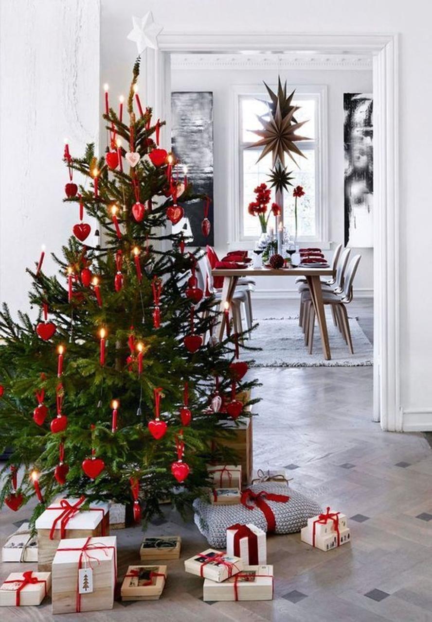 scandinavian christmas tree decor 30+ Pretty Scandinavian Style For Christmas Decoration Ideas