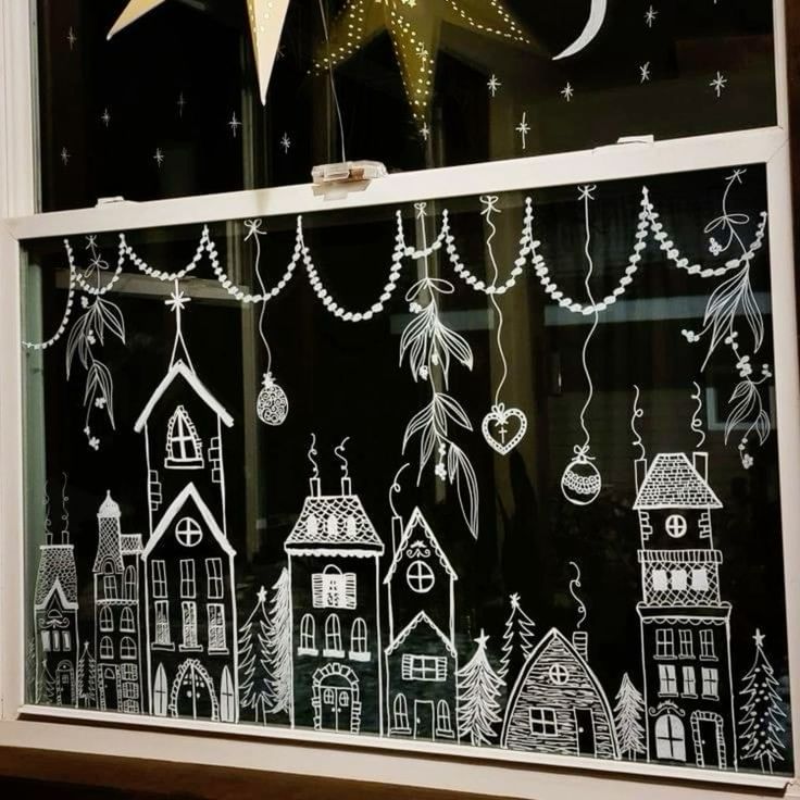 christmas decor for windows Pin by Kitti on Christmas Christmas window decorations, Christmas