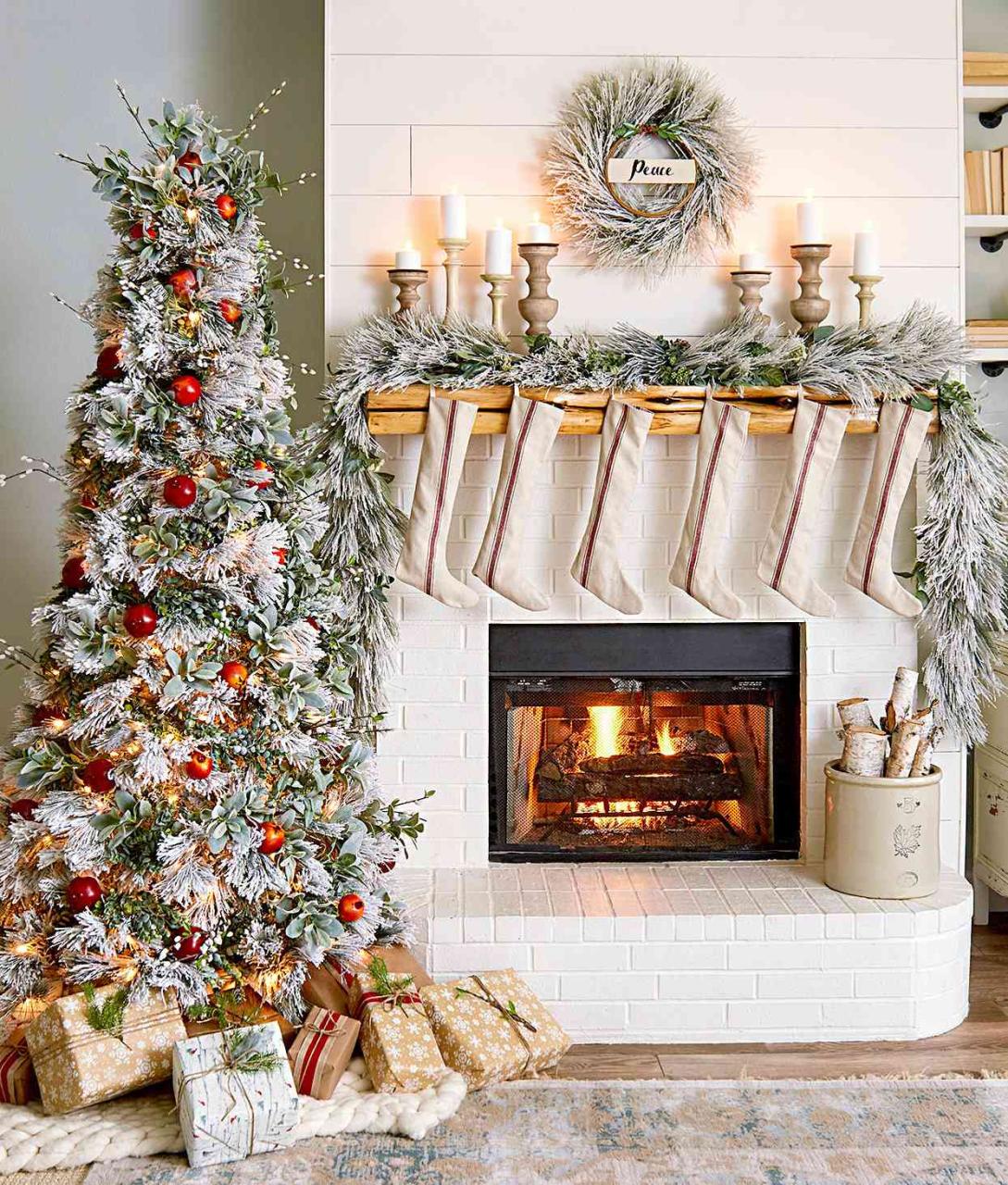 christmas farmhouse decor ideas 23 Farmhouse Christmas Decor Ideas to Make Your Space More Festive