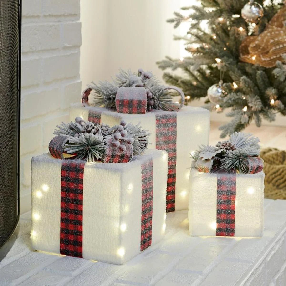 outdoor christmas decor presents 20 Chic Outdoor Christmas Decorations Family Handyman