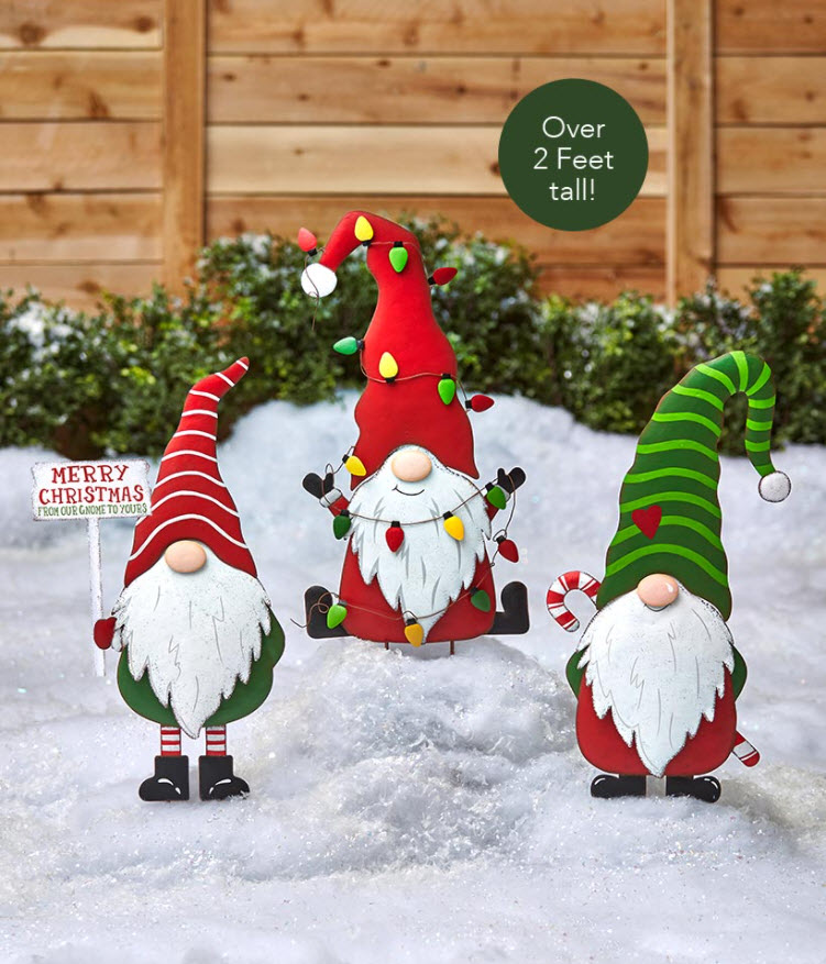 gnome christmas outdoor decor 7 Christmas Gnome Decor Ideas The Lakeside Collection