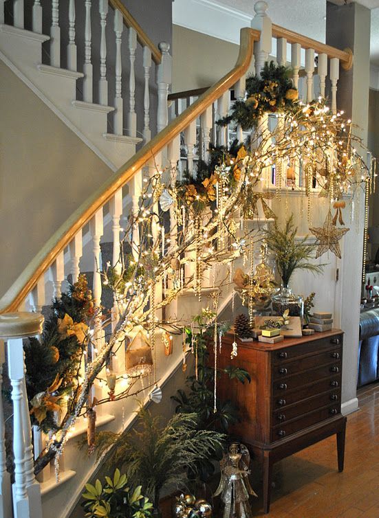 unique christmas decorations indoor with lights 31 Indoor Décor Ideas With Christmas Lights DigsDigs