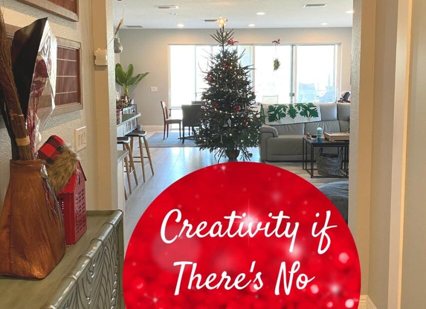 christmas decor without fireplace Creative Christmas Decorating Alternatives When You Don't Have a