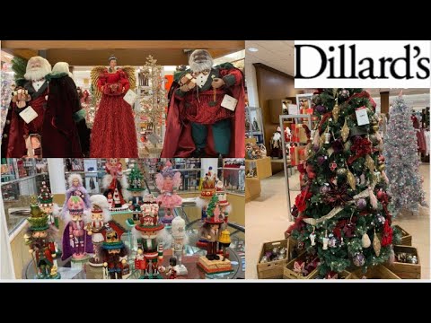 dillards christmas decor 2024 New Dillard’s Christmas Walk Through High End Christmas Decor YouTube