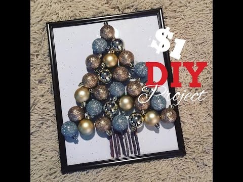 dollar tree christmas wall decor DIY Dollar Tree Christmas Tree Wall Decor YouTube