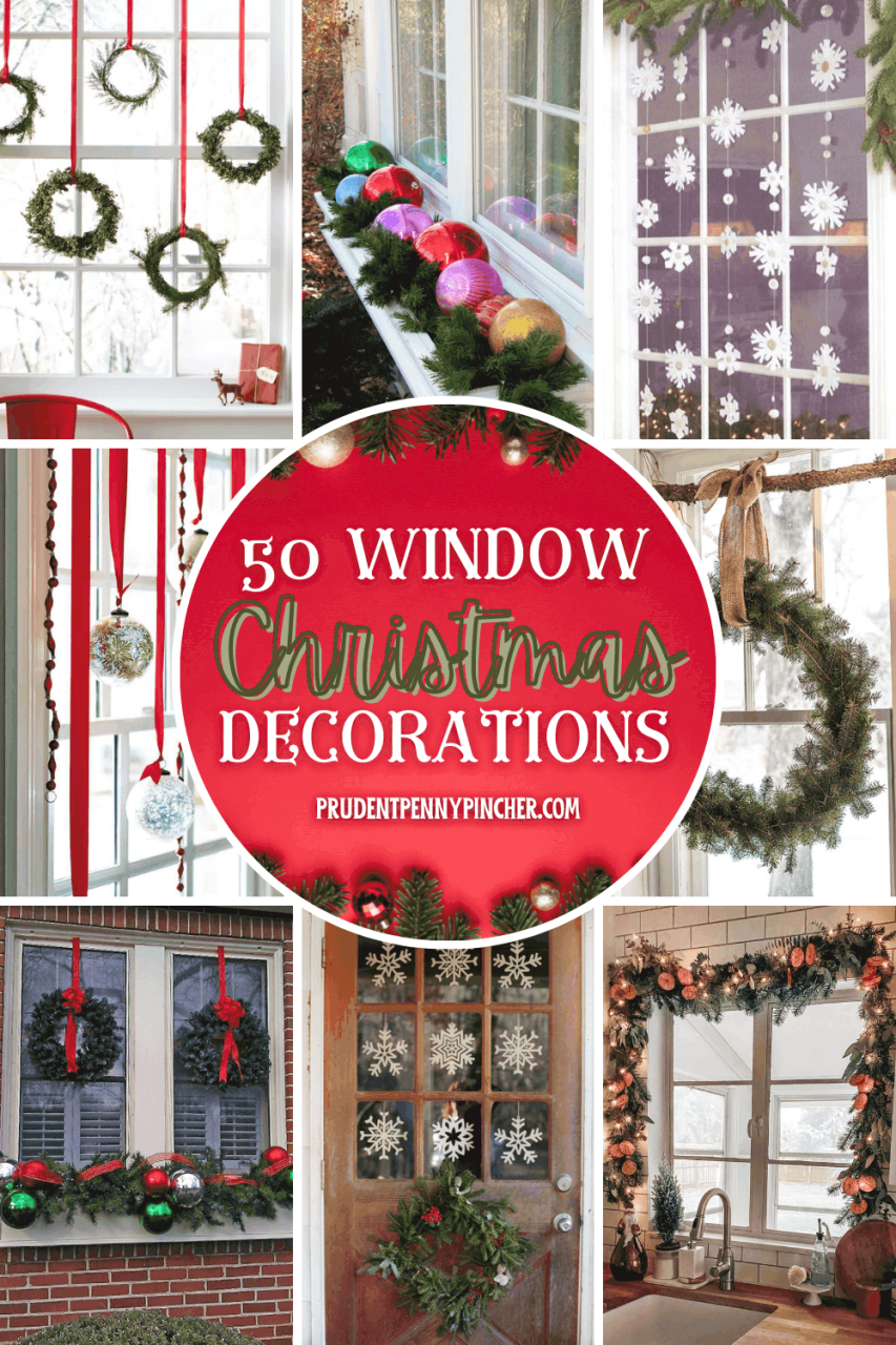 window decor christmas ideas 50 Christmas Window Decorations Prudent Penny Pincher