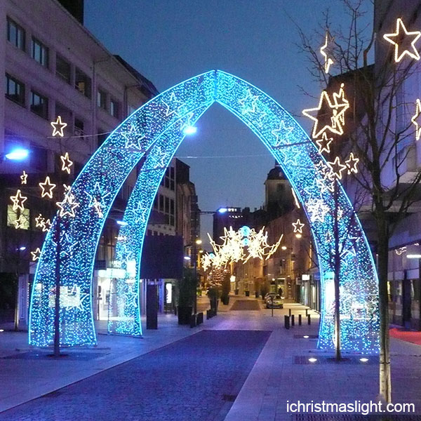 led christmas outdoor decor Christmas outdoor decor LED lighted arch iChristmasLight