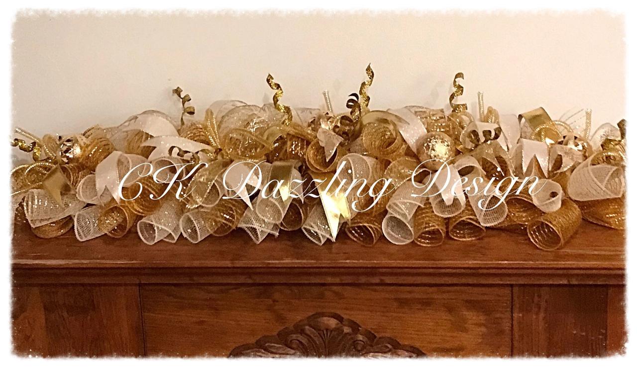 gold and ivory christmas decor 36 Christmas Ivory and Gold Arrangement/christmas Arrangement/gold