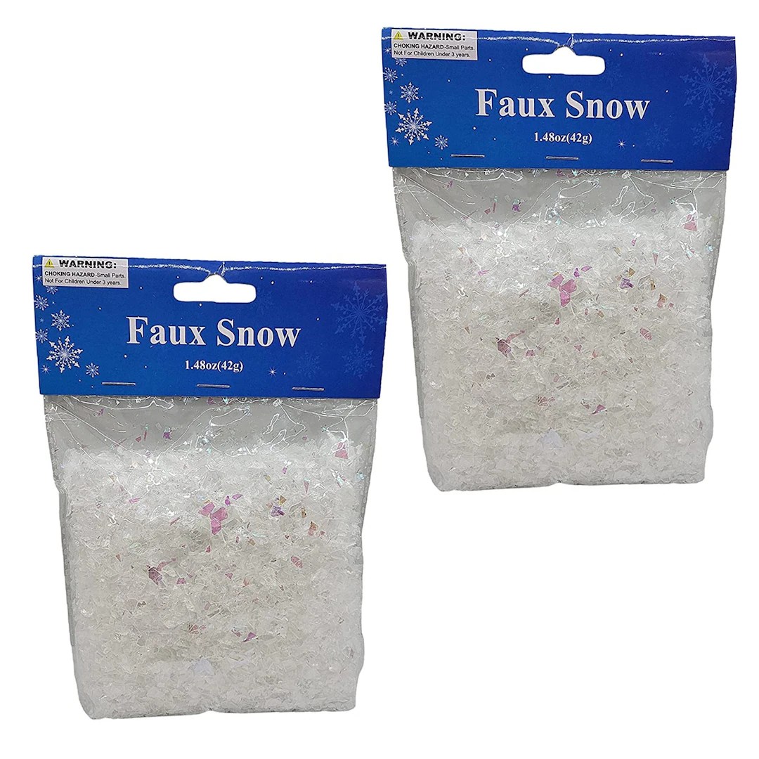 christmas fake snow decor Artificial Snow, Fake Snow, Faux Snow for Christmas Decoration, Village