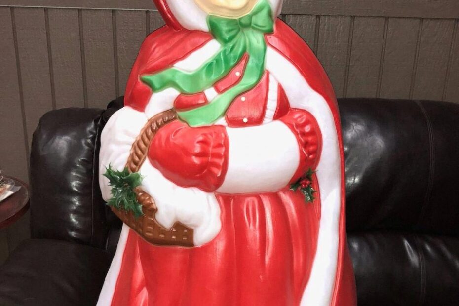 christmas outdoor decorations blow molds Christmas santa's best mrs claus blow mold yard decoration Etsy