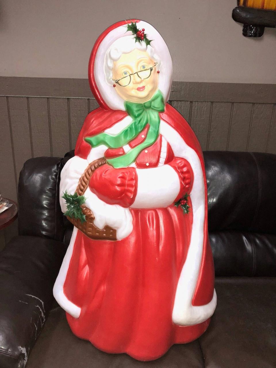 christmas outdoor decorations blow molds Christmas santa's best mrs claus blow mold yard decoration Etsy