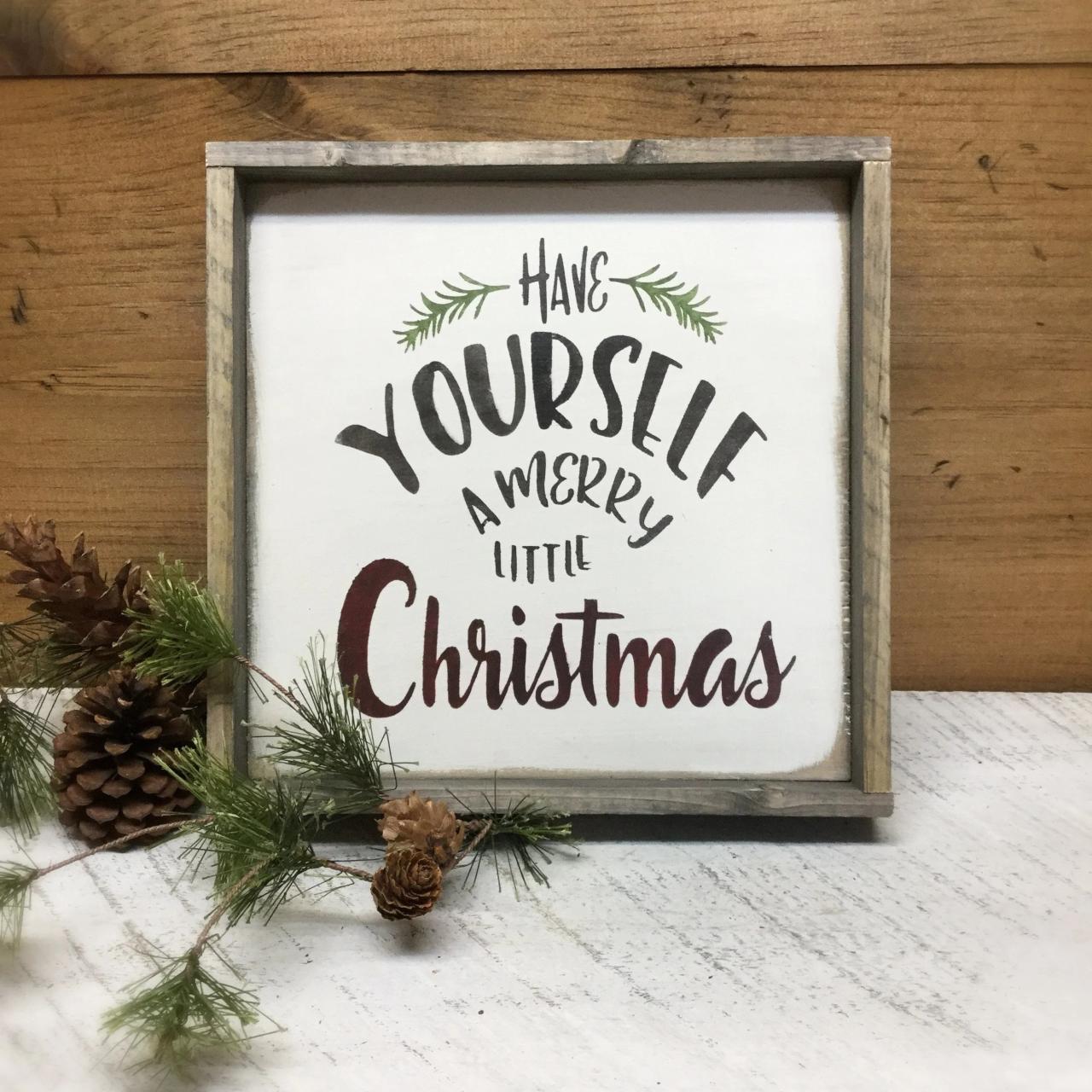 have yourself a merry little christmas decor Christmas Decor Have Yourself A Merry Little Christmas Etsy