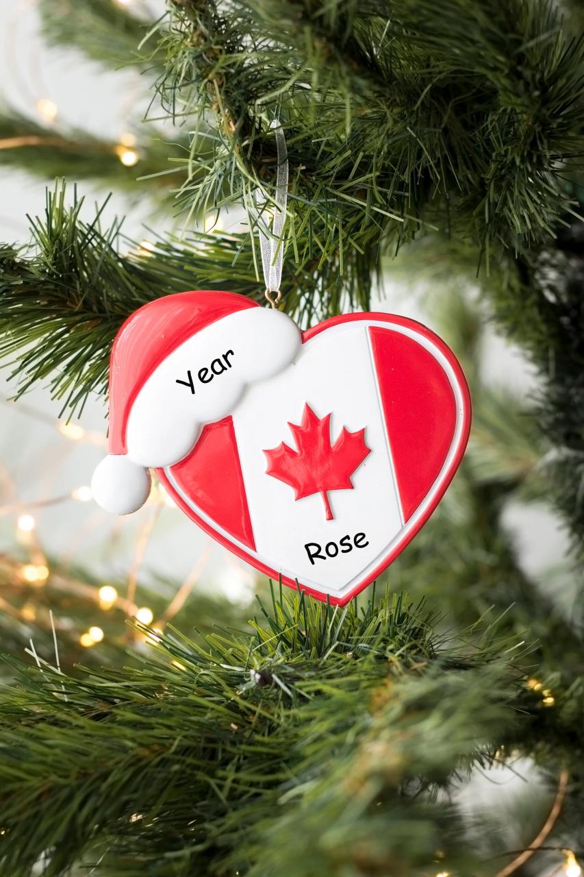 christmas ornament sale canada Canada Christmas Ornament Personalized Ornaments Canada Etsy