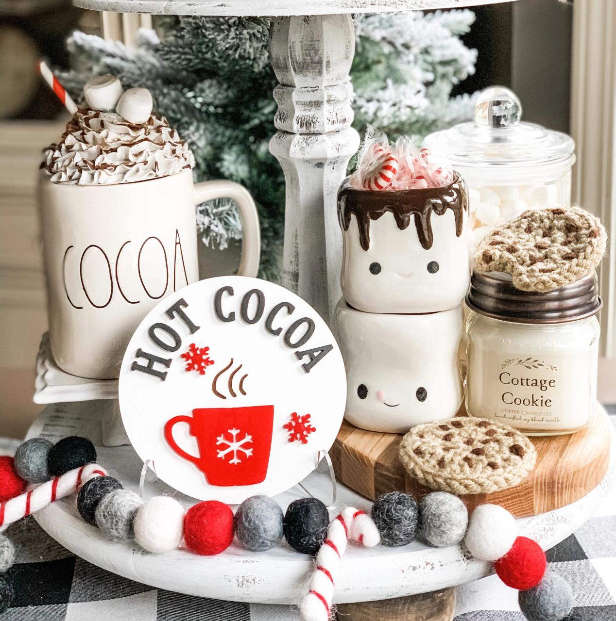 hot cocoa christmas decor Hot Cocoa bar / Christmas decor / Hot cocoa sign / Hot cocoa Etsy