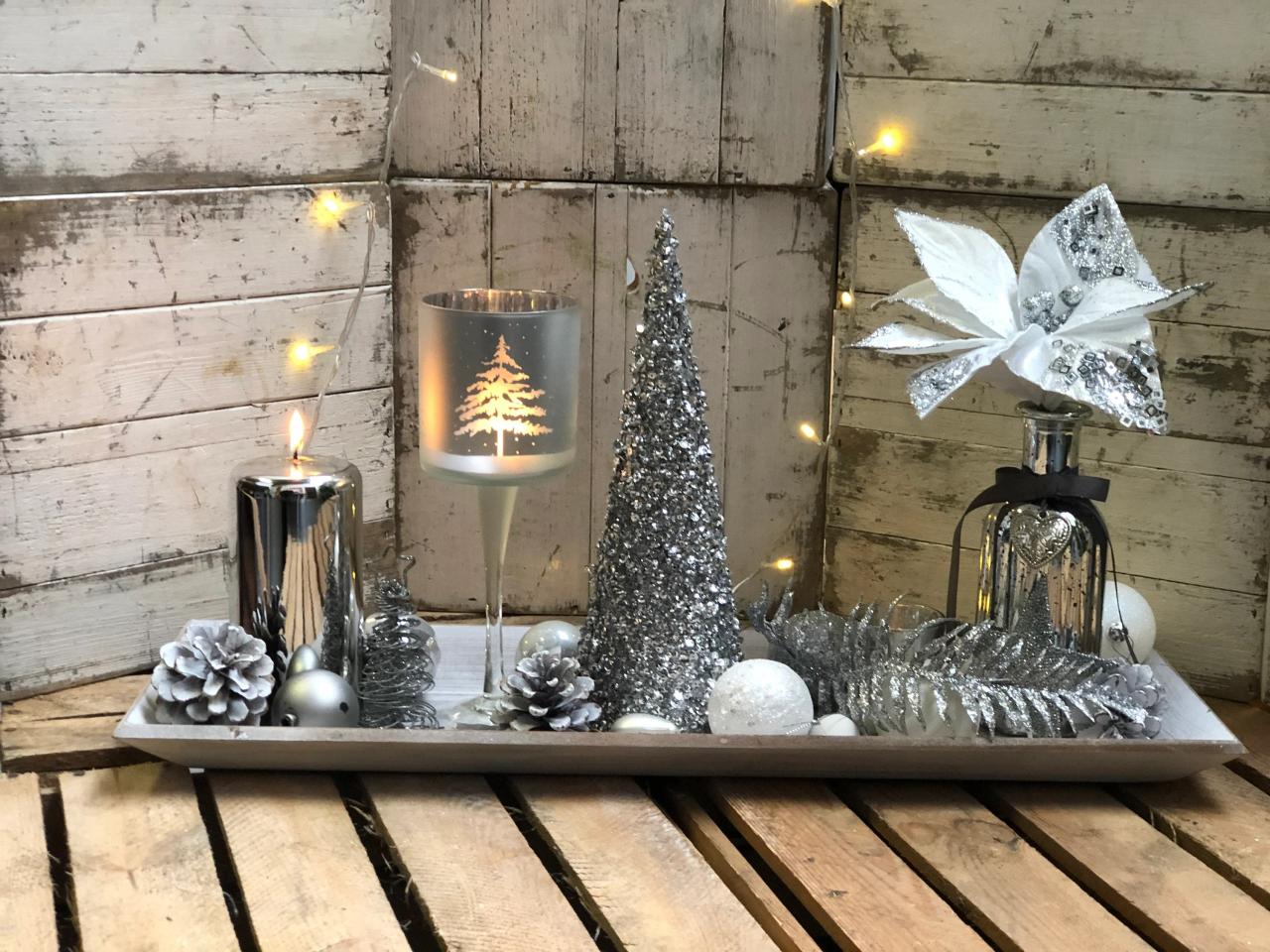 christmas table decorations sale uk Christmas Table Decoration / Centrepiece Decorative Tray Etsy UK