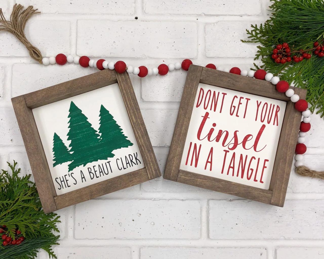 christmas vacation tiered tray decor Tiered Tray Decor Christmas Vacation A Christmas Story Etsy