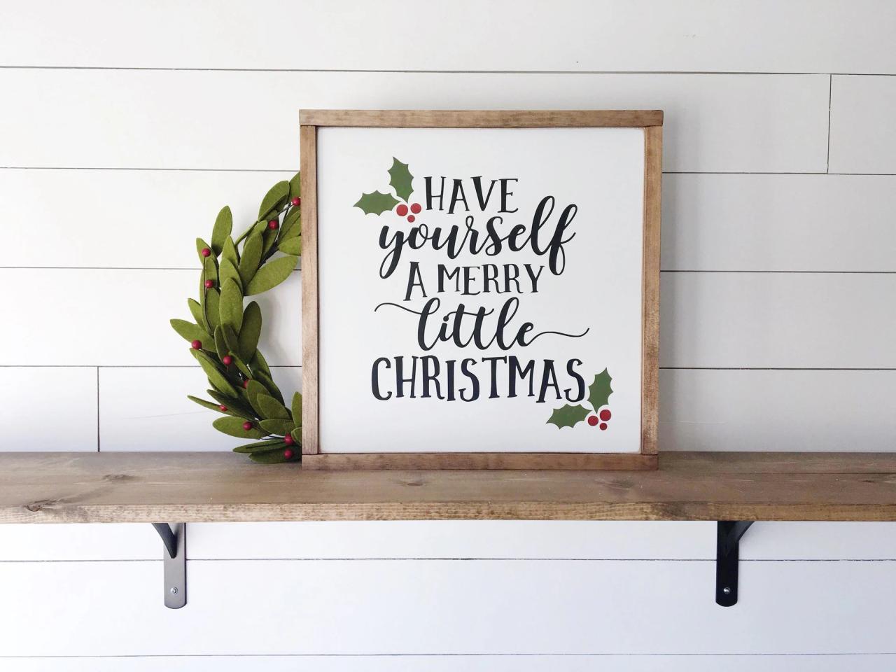 have yourself a merry little christmas decor Have Yourself A Merry Little Christmas Wall Decor Etsy