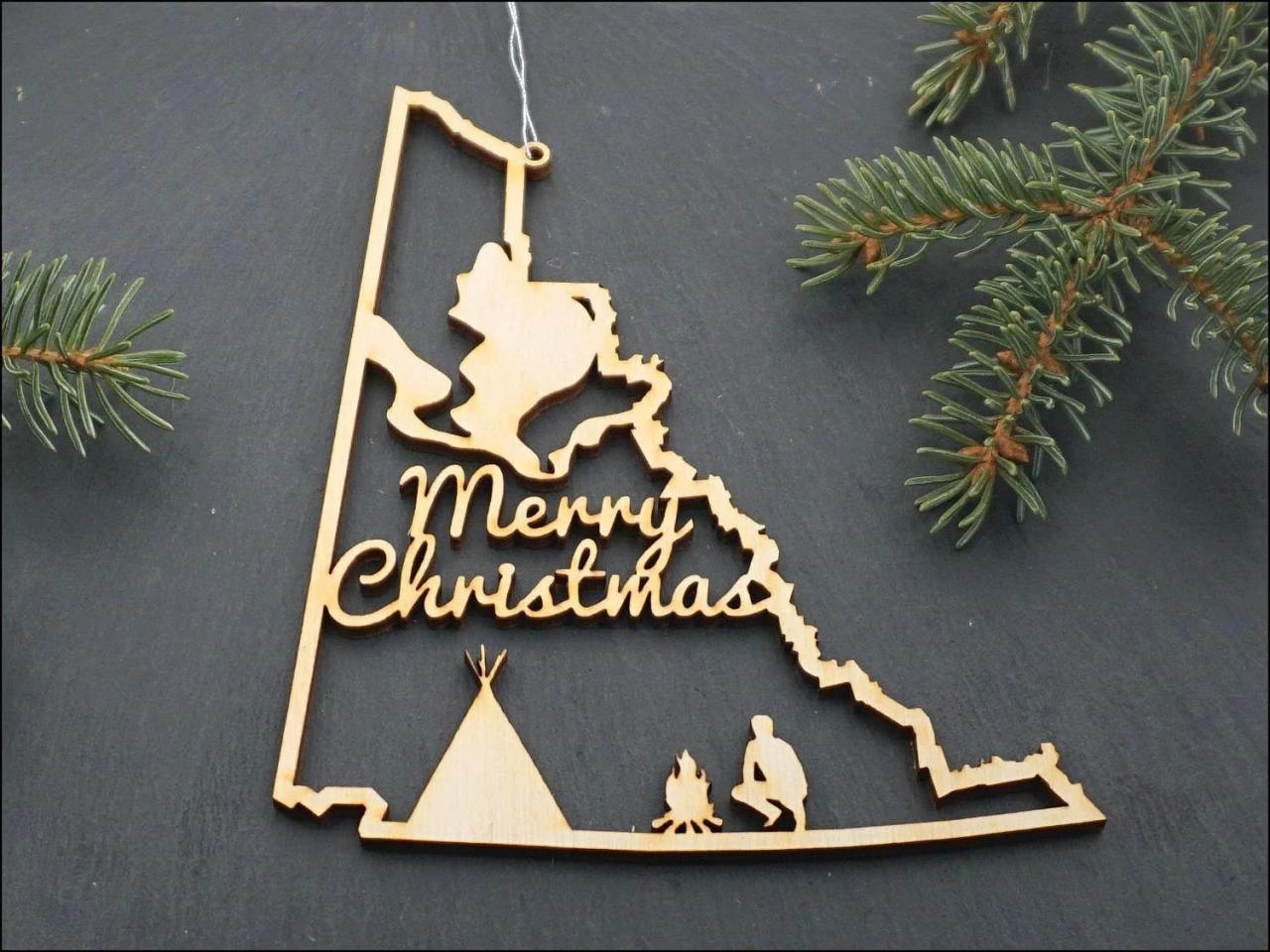 christmas ornament sale canada Celebrate Canada Christmas Ornament Series Yukon Wooden Etsy