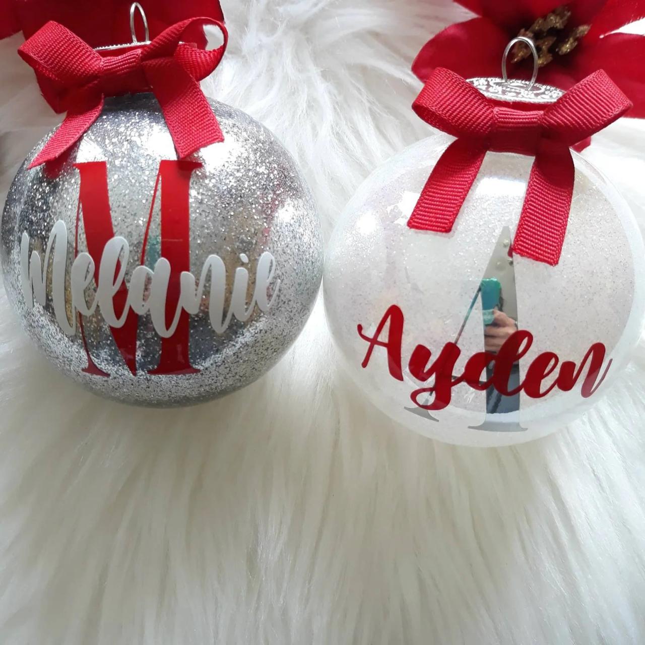 christmas ornament name ideas Personalized Christmas Ornaments Name Ornaments Christmas Etsy Australia