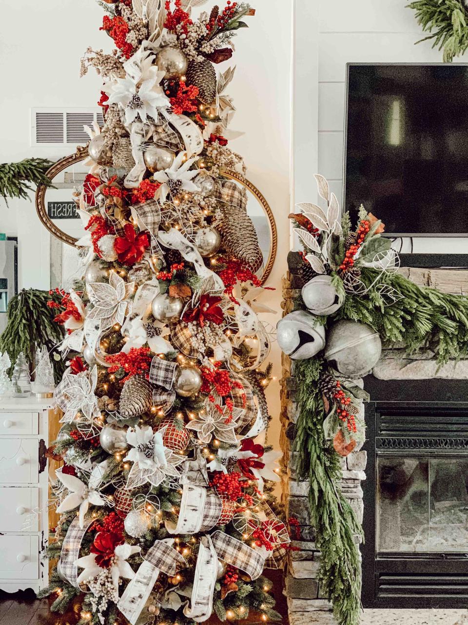 rustic decor christmas tree Christmas Tree Ideas Home For The Holidays Challenge Decorator's