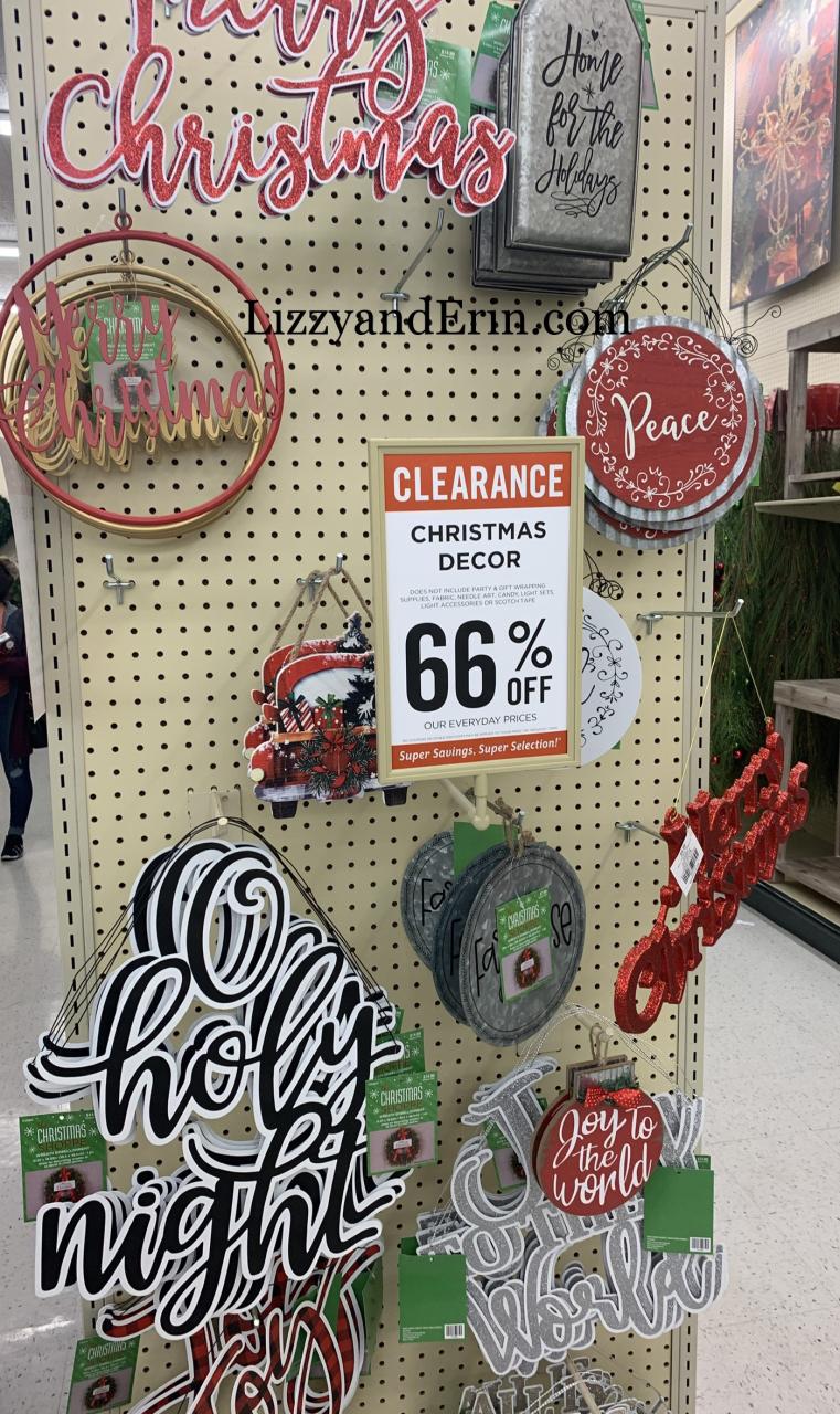 christmas decorations on sale at hobby lobby Hobby Lobby Christmas Sale Lizzy & Erin