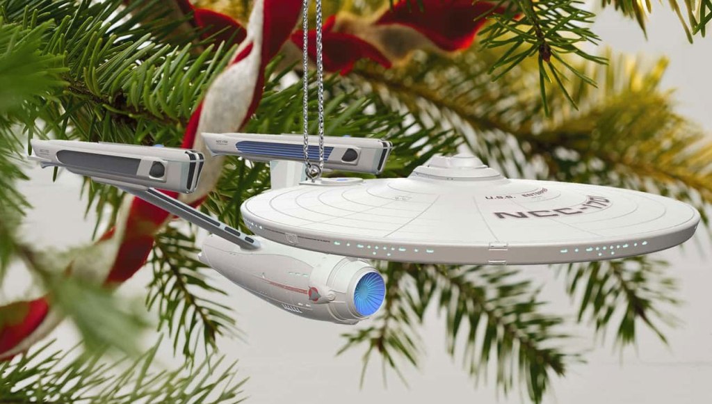 hallmark christmas ornaments 2024 star trek Ent. NCC1701 Refit Hallmark Star Trek Ornaments