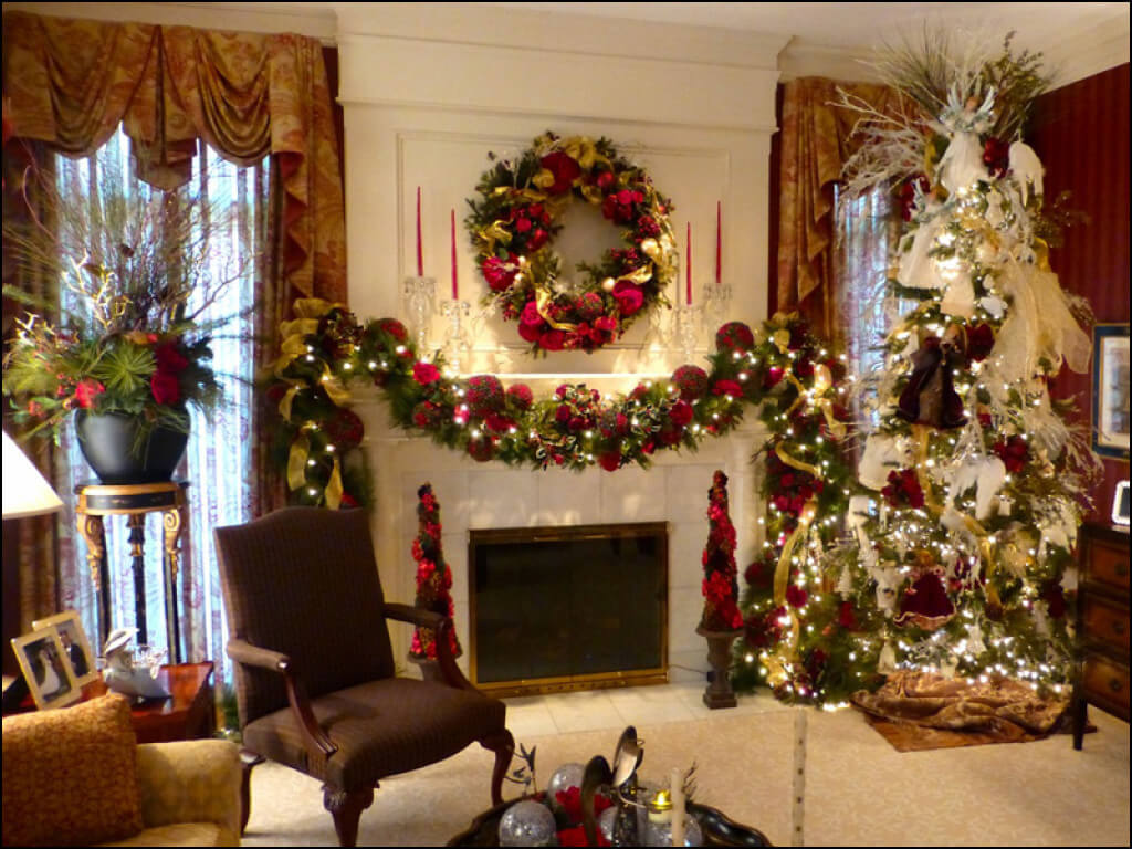 christmas decorations inside home Top 50 Christmas House Decorations Inside Home Decor Ideas UK