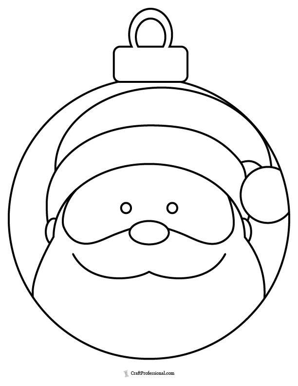 christmas decor coloring pages 34 Christmas Ornament Coloring Pages