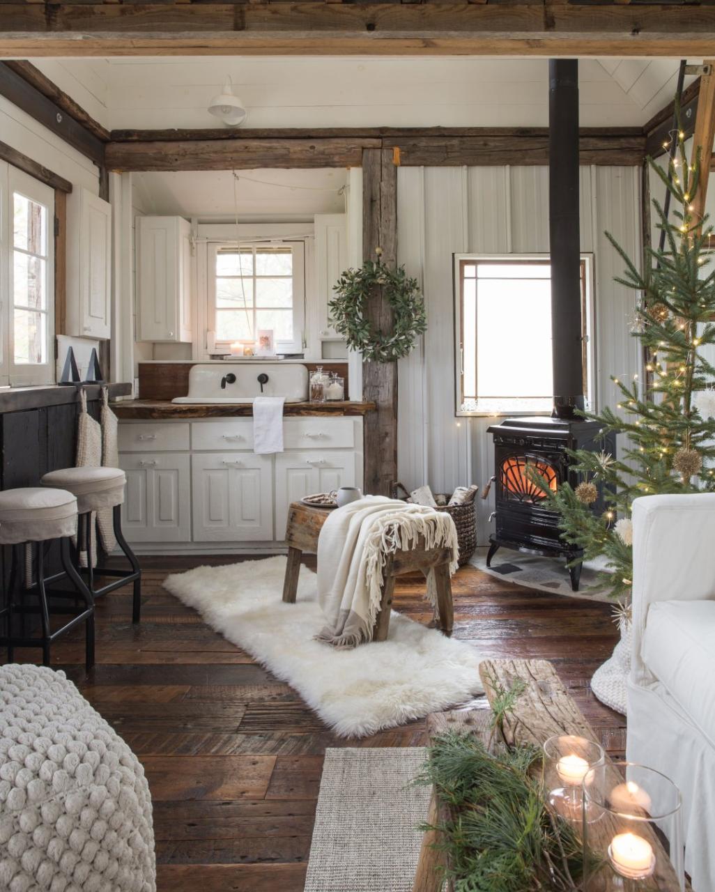 christmas decor ideas for small spaces 10 Cozy Holiday Decorating Ideas for Small Spaces Crate and Barrel Blog