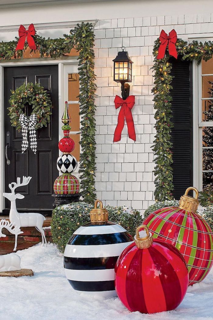 christmas decorations outdoor under  1001+ ideas for impressive outdoor Christmas decorations