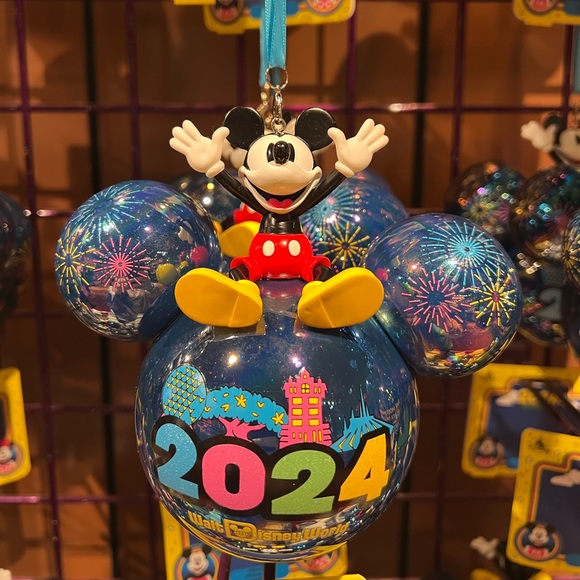 disney christmas ornaments 2024 release date Disney Holiday 224 New Disney Mickey Mouse Icon Glass Ornament